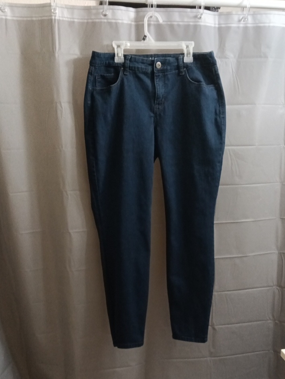 Style & Co. Curvy Skinny Leg Dark Blue Skinny Jeans